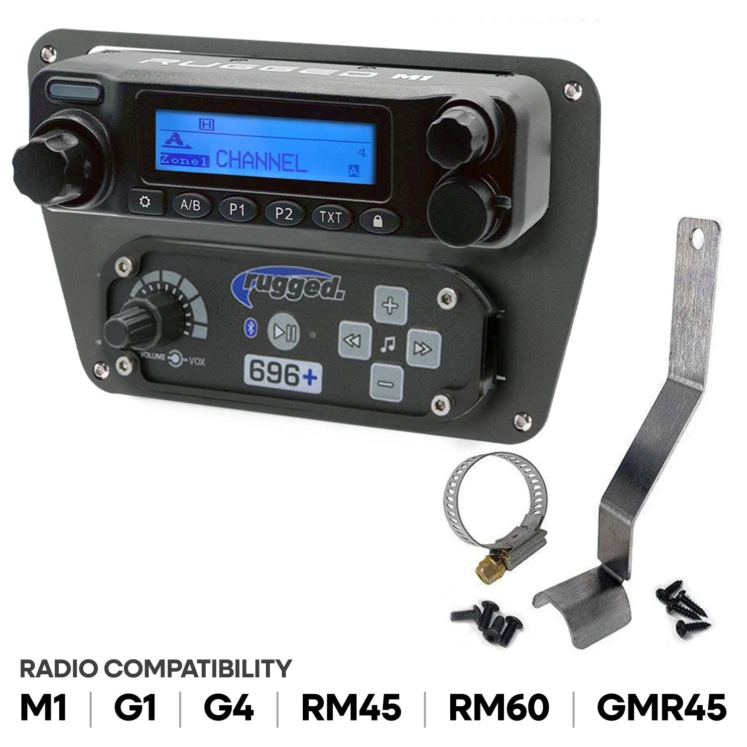 Can-Am Commander Intercom and Radio Mount - Icom F5021