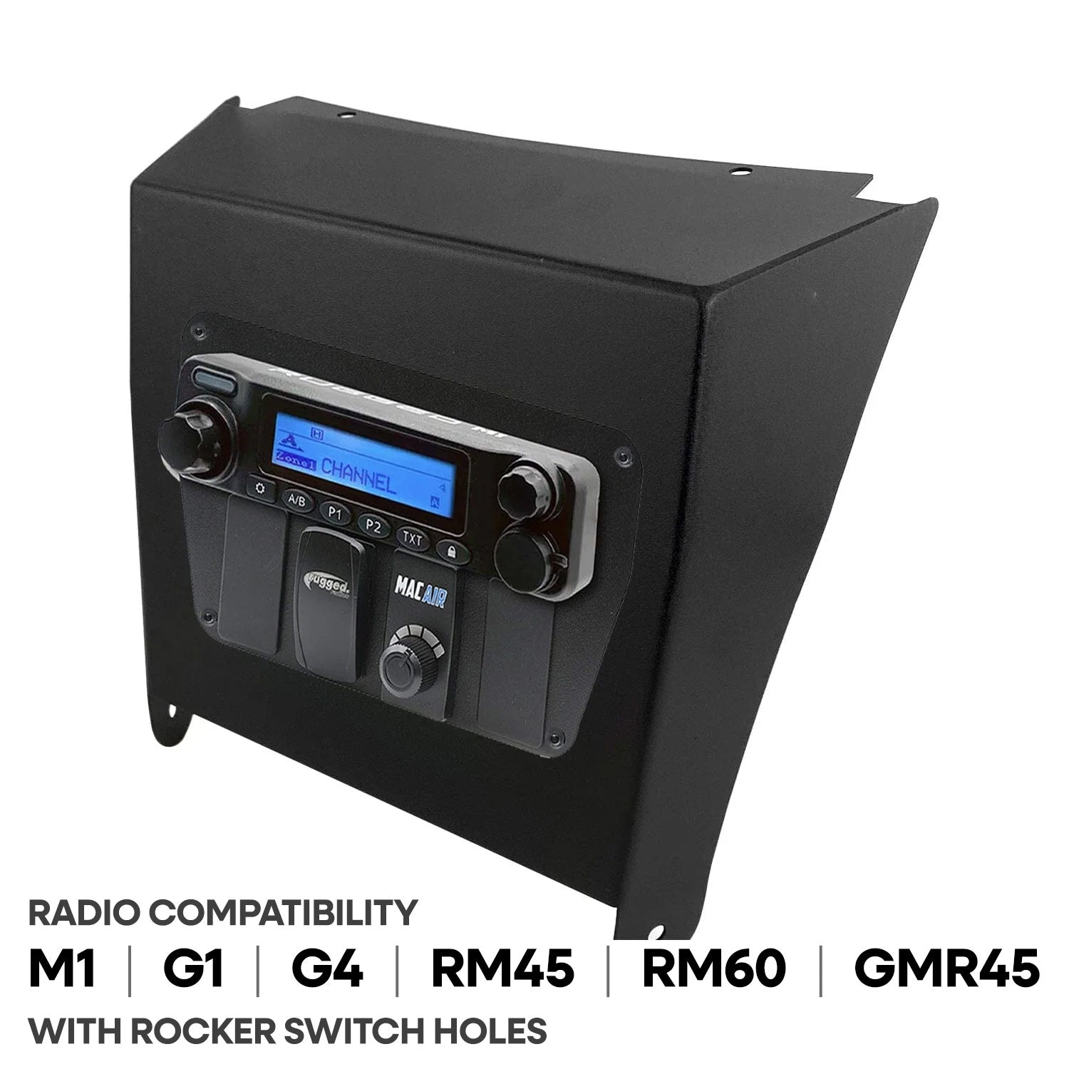 Kawasaki KRX Multi-Mount Kit for Rugged Mobile Radios and Intercom - Kenwwod TK7360