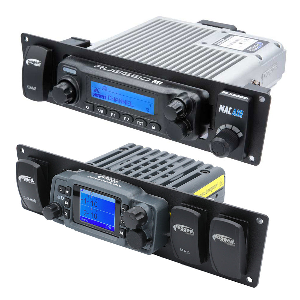 Yamaha Wolverine RMAX Mount for Mobile Radio and Rocker Switches - GMR25 / ABM25 / RM-25WP
