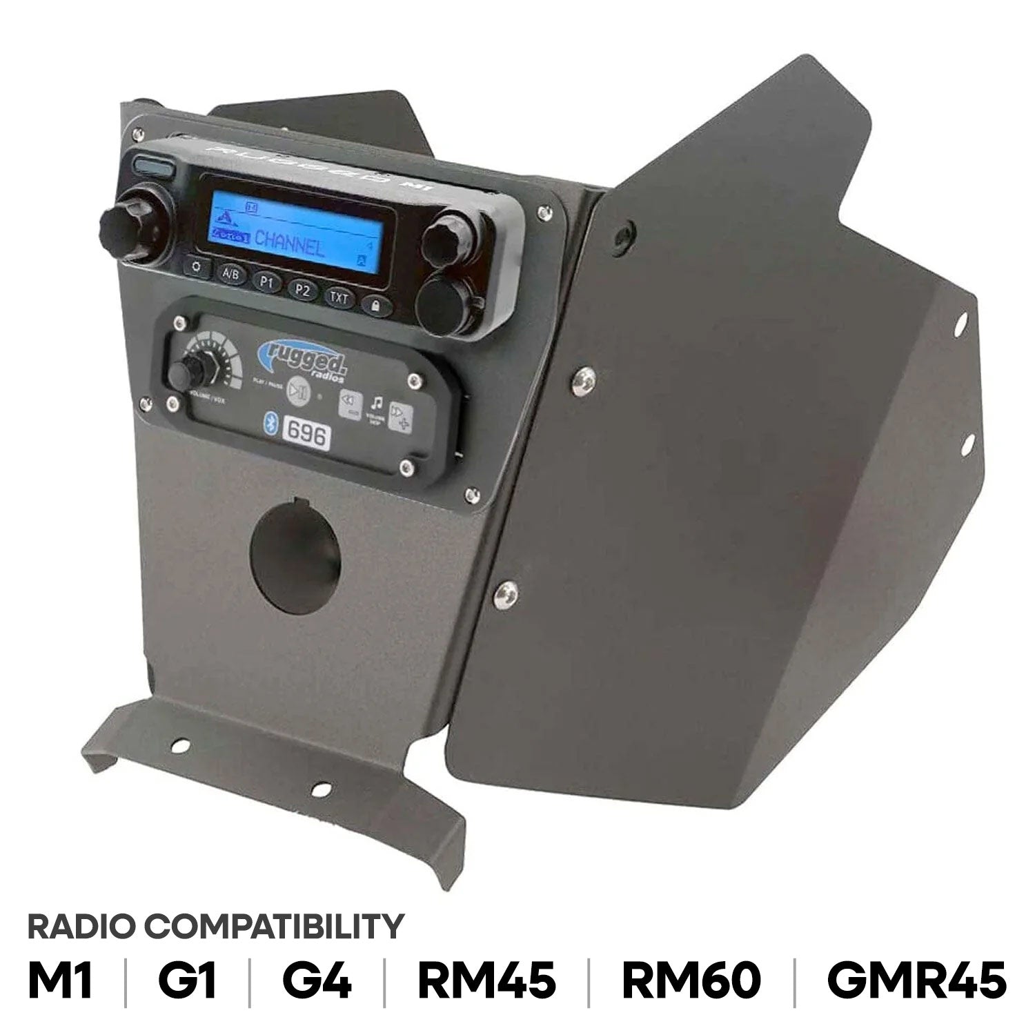 Can-Am X3 Mounting Kit with Multi Mount and Side Panels - Rugged M1/G1/G4/RM45/RM60/GMR45 with Switch Holes
