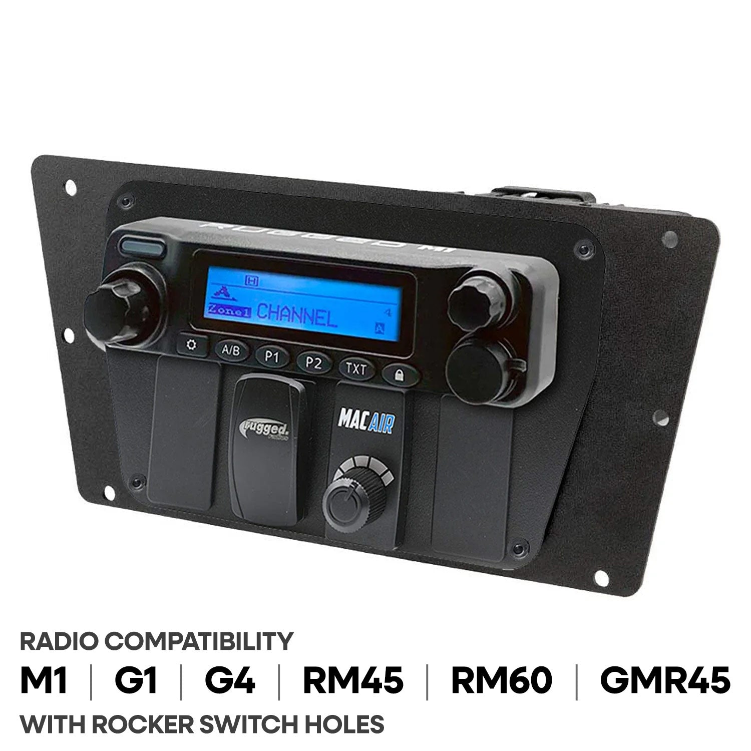 Yamaha YXZ Multi-Mount - Motorola CM300D and Motorola/Vertex VX2200