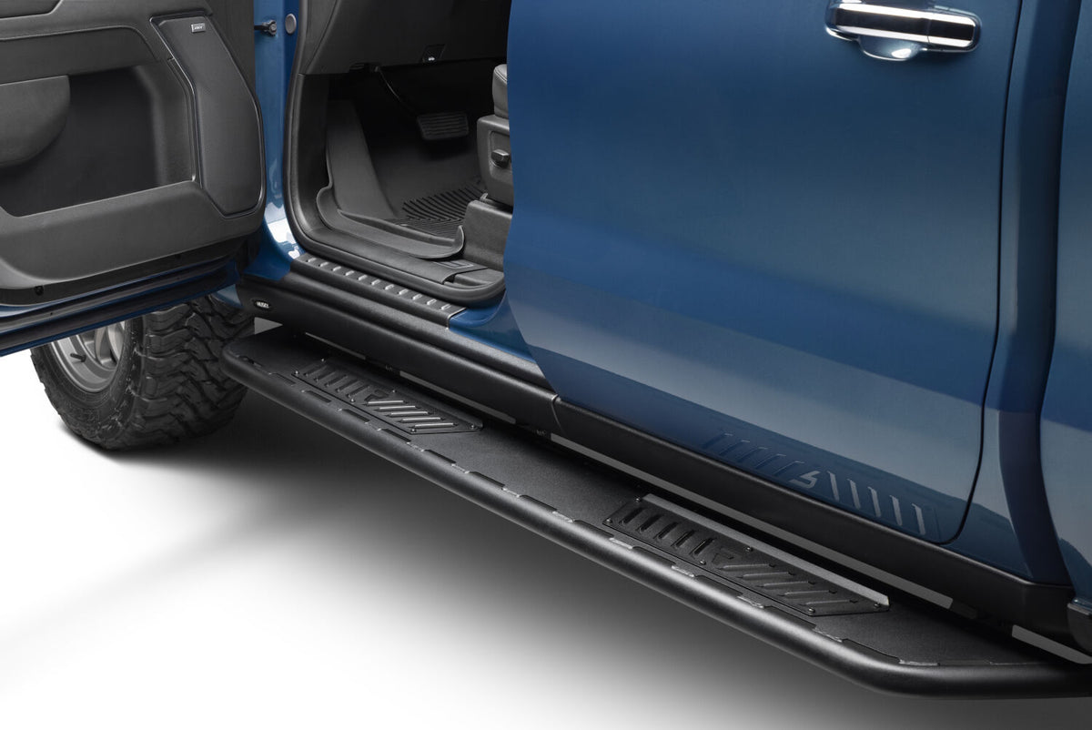 Roan Running Board Cab Length (2 Steps per Side) 2019 (New Body Style)-2015-2020 Chevrolet Tahoe|2015-2020 GMC Yukon Textured Black NFab