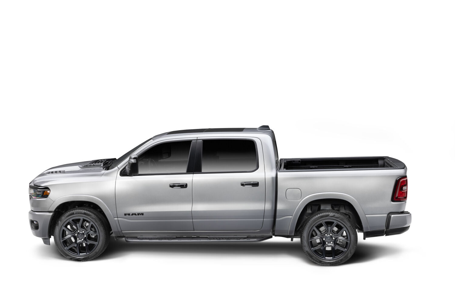 Roan Running Board Cab Length (2 Steps per Side) 2019-2025 (New Body Style) Ram 1500 Crew Cab Textured Black NFab