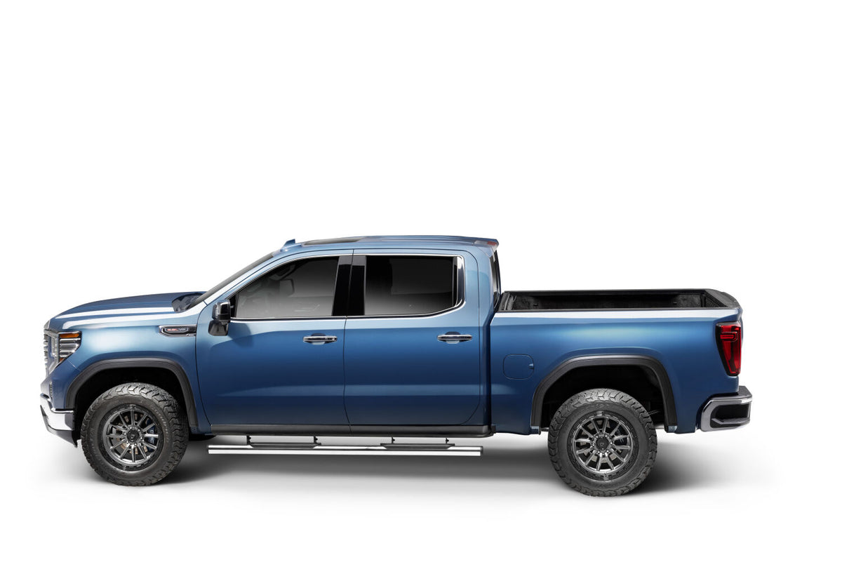 Traxio 4 Inch Nerf Bars 15-26 Ford F150/17-26 Ford F250/F350 Super Cab Polished Stainless Steel N Fab