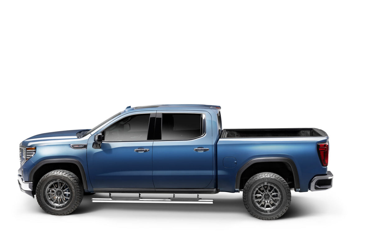 Traxio 4 Inch Nerf Bars 15-26 Ford F150/17-26 Ford F250/F350 Super Cab Polished Stainless Steel N Fab