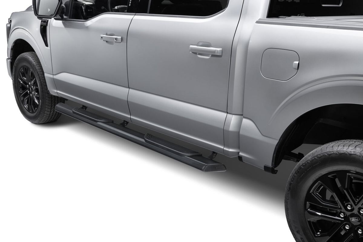 Traxio 4 Inch Nerf Bars 15-26 Ford F150/17-26 Ford F250/F350 Crew Cab Textured Black N Fab