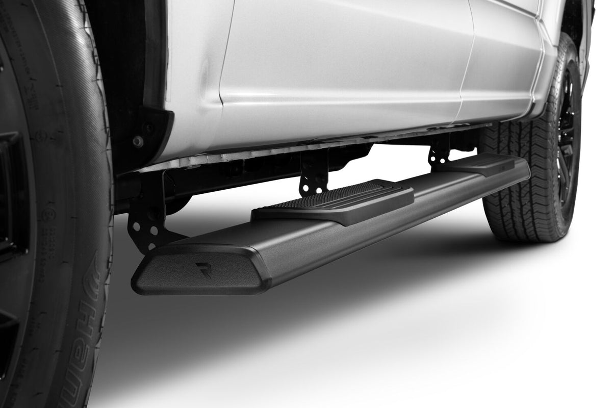 Traxio 4 Inch Nerf Bars 15-26 Ford F150/17-26 Ford F250/F350 Crew Cab Textured Black N Fab