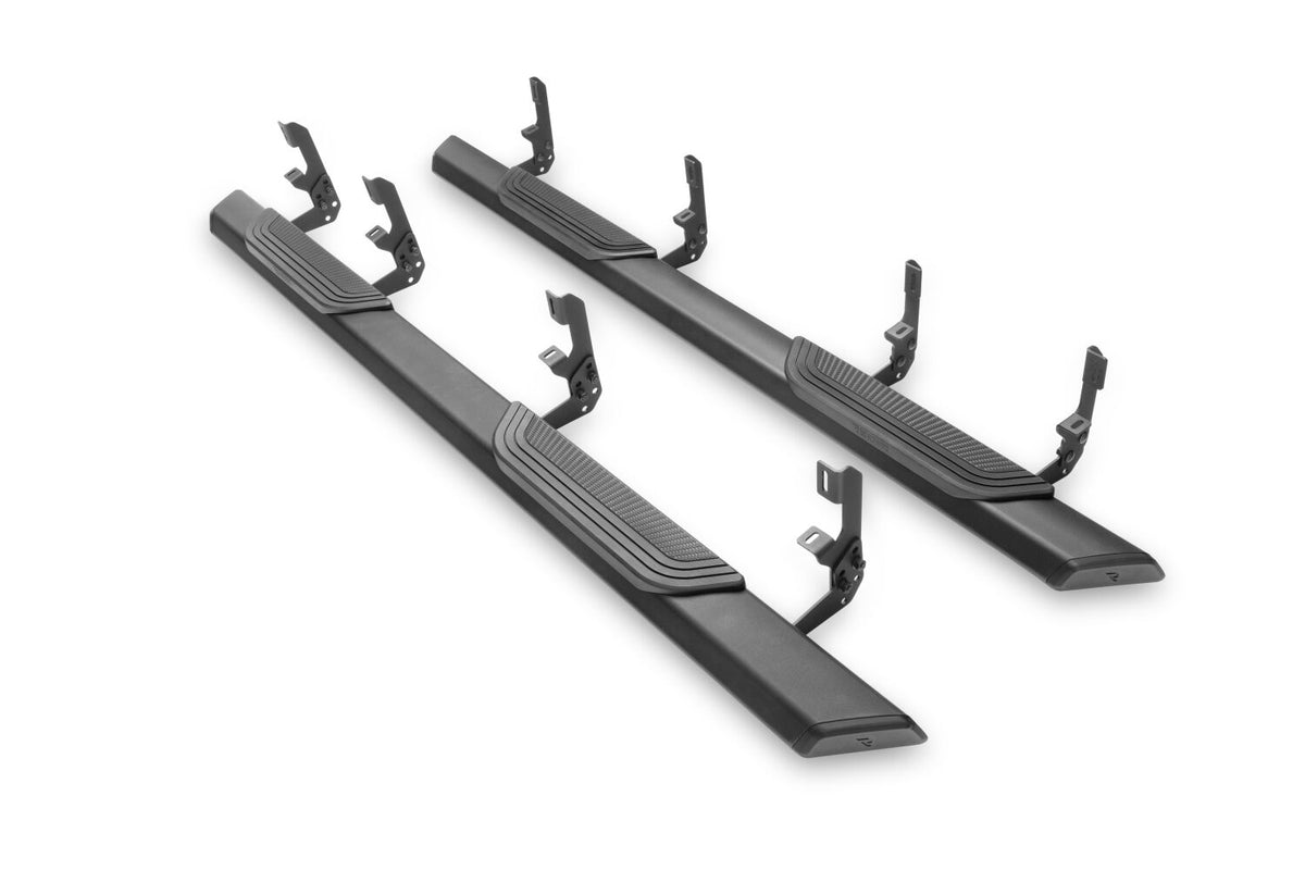 Traxio 4 Inch Nerf Bars 19-26 Ram 1500 Crew Cab Textured Black N Fab