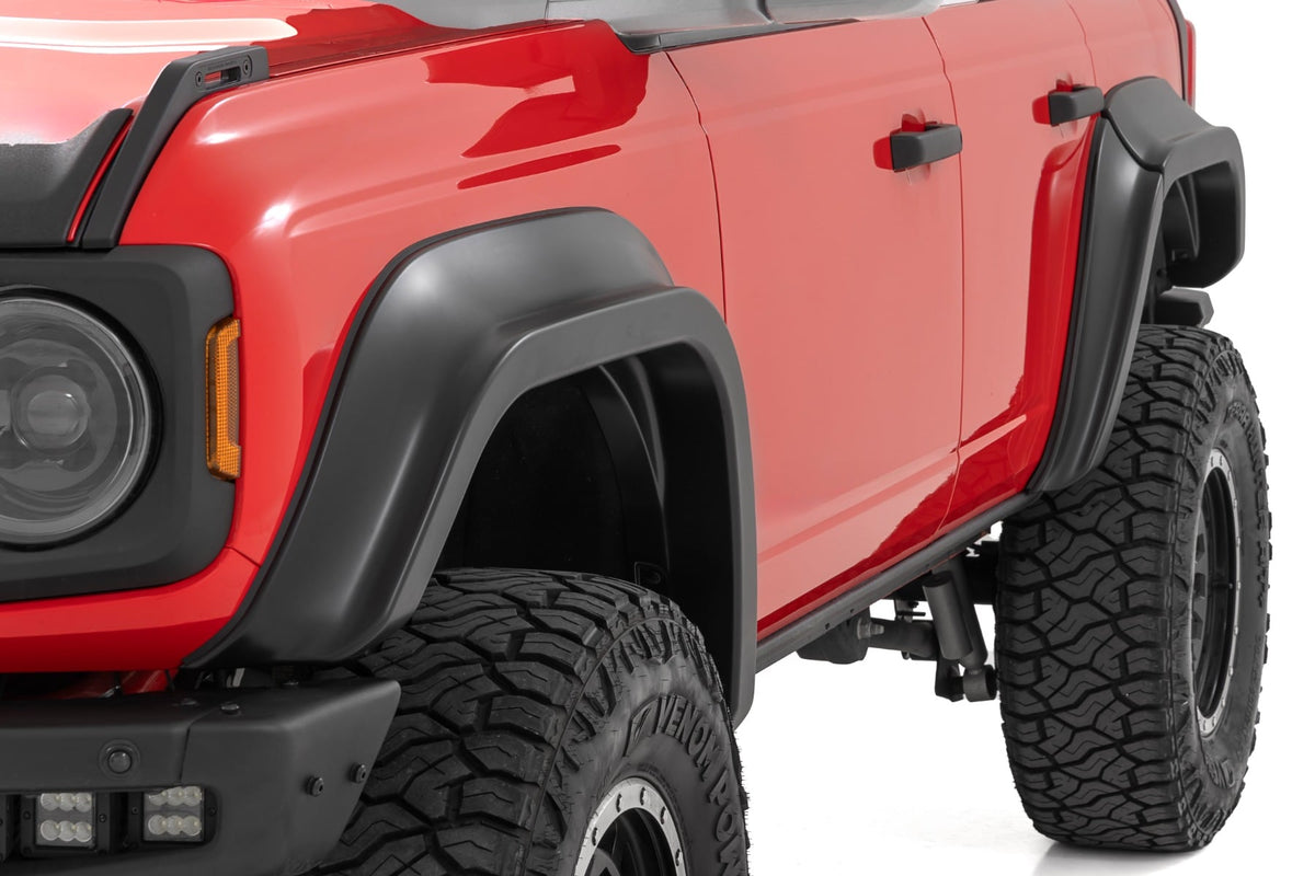 Fender Flares M7 Carbonized Gray Ford Bronco 4WD (2021-2025) Rough Country