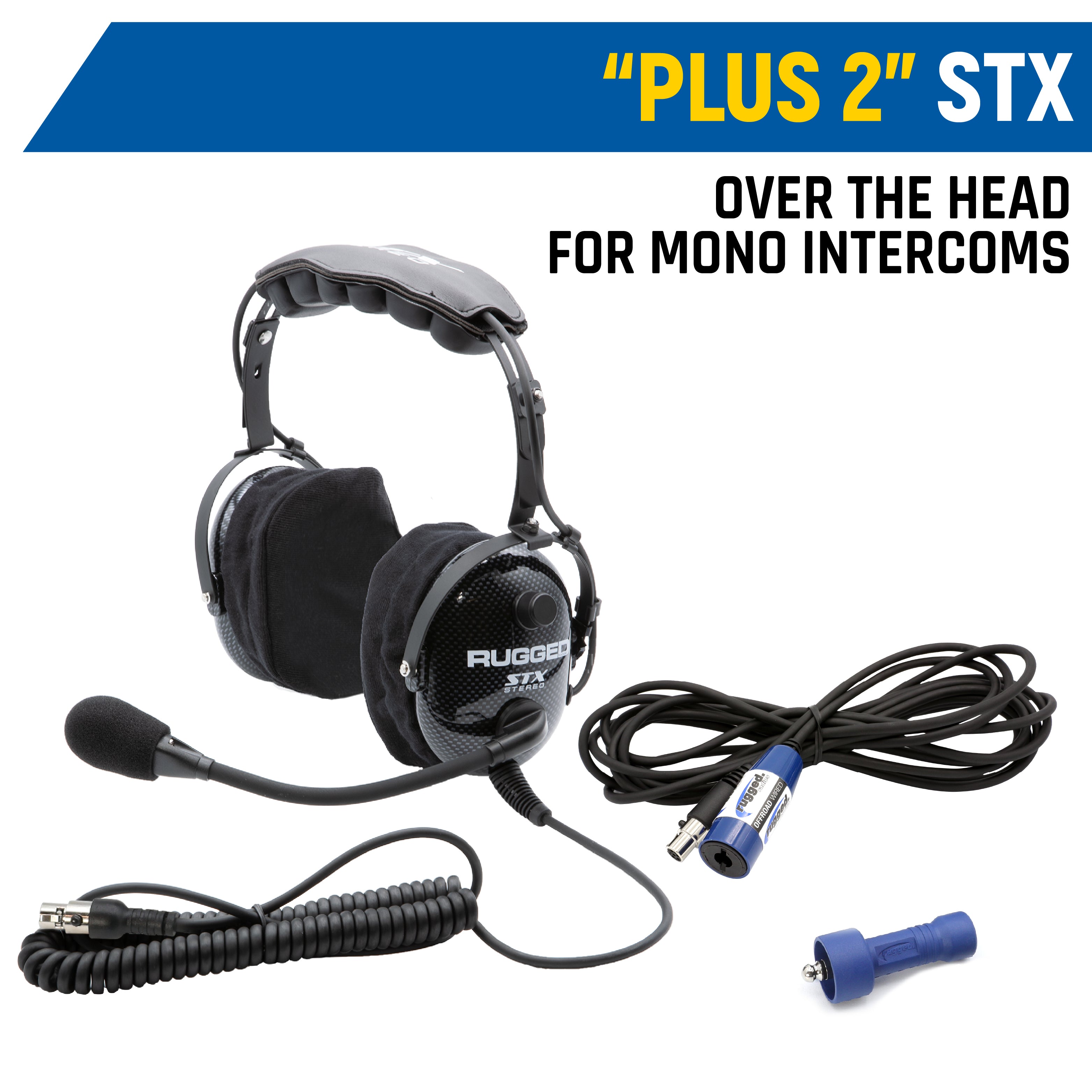 Rear Seat Expansion Kit with Helmet Kits or Headsets - STX Stereo / Ultimate Headset - Behind the Head