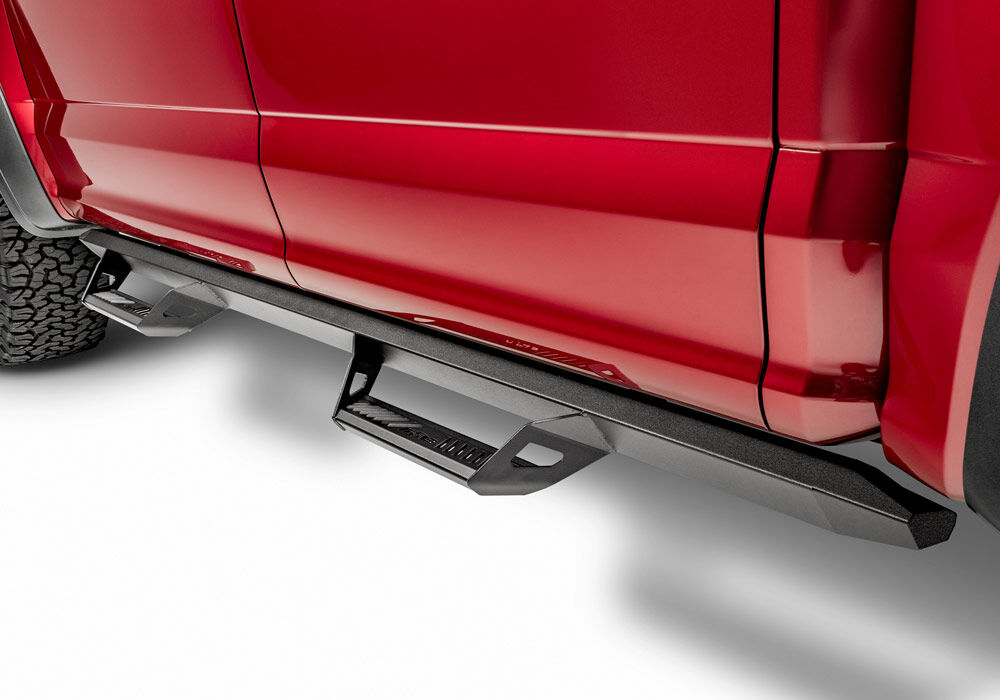 Predator Pro Cab Length (2 Steps per Side) 2014-2018 (2019 Legacy/Limited) Chevy Silverado/GMC Sierra 1500 Double Cab Textured Black NFab
