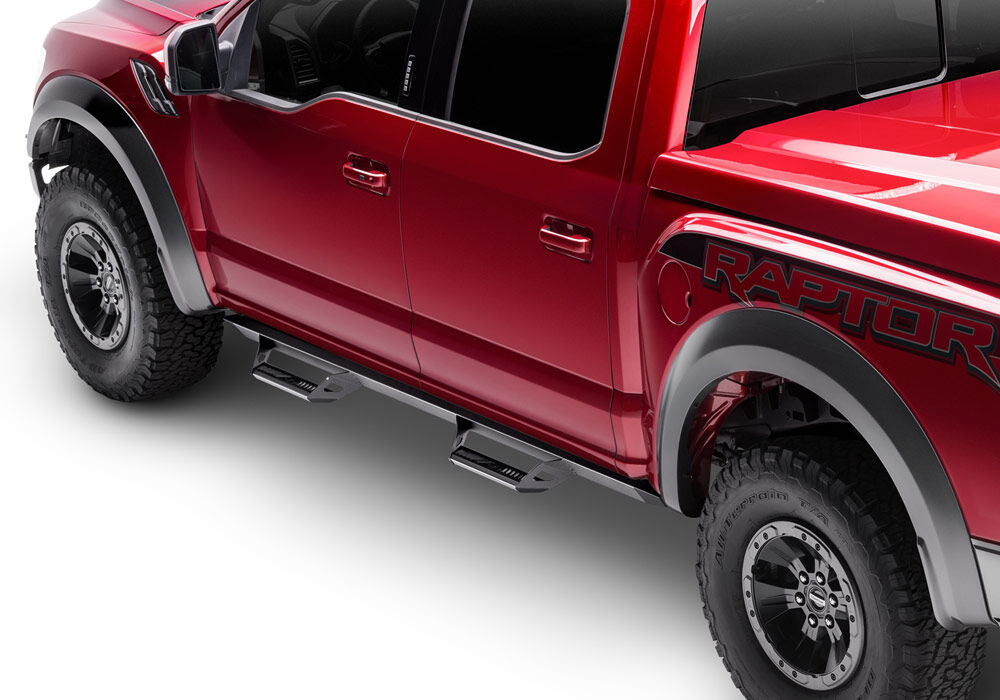 Predator Pro Cab Length (2 Steps per Side) 2015-2025 Ford F-150/17-25 Raptor/22-25 Lightning SuperCrew Textured Black NFab