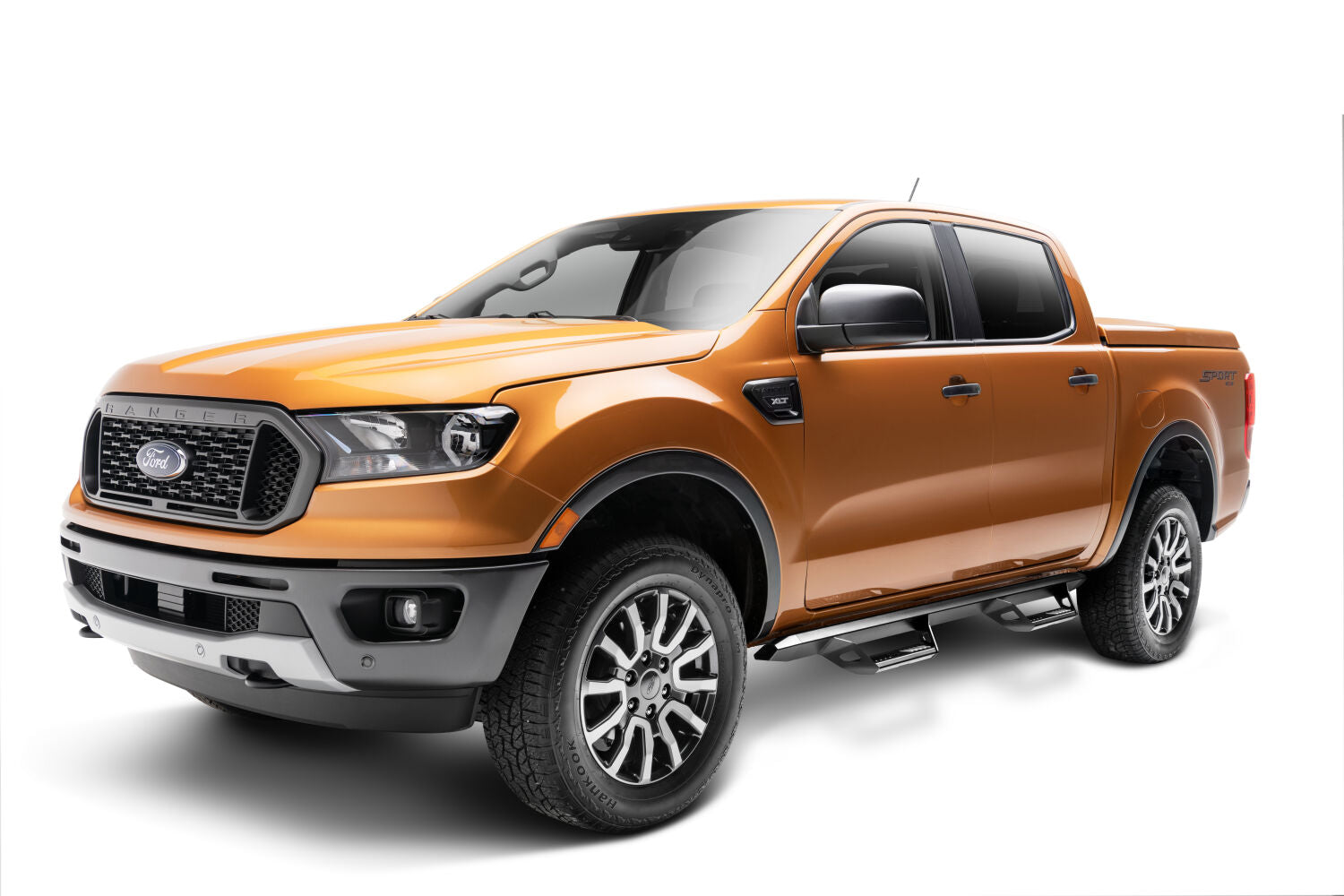 Predator Pro Cab Length (2 Steps per Side) 2019-2026 Ford Ranger SuperCrew Textured Black NFab