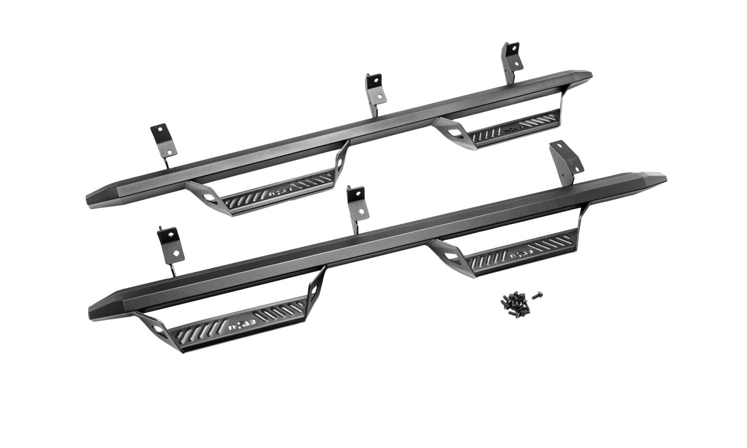Predator Pro Full Length (1 Step per Side) 2021-2025 Ford Bronco 2-Door Textured Black NFab