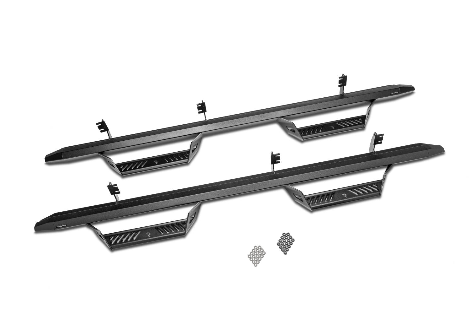 Predator Pro Cab Length (2 Steps per Side) 1999-2016 Ford F-250/350/450/550 Crew Cab Textured Black NFab