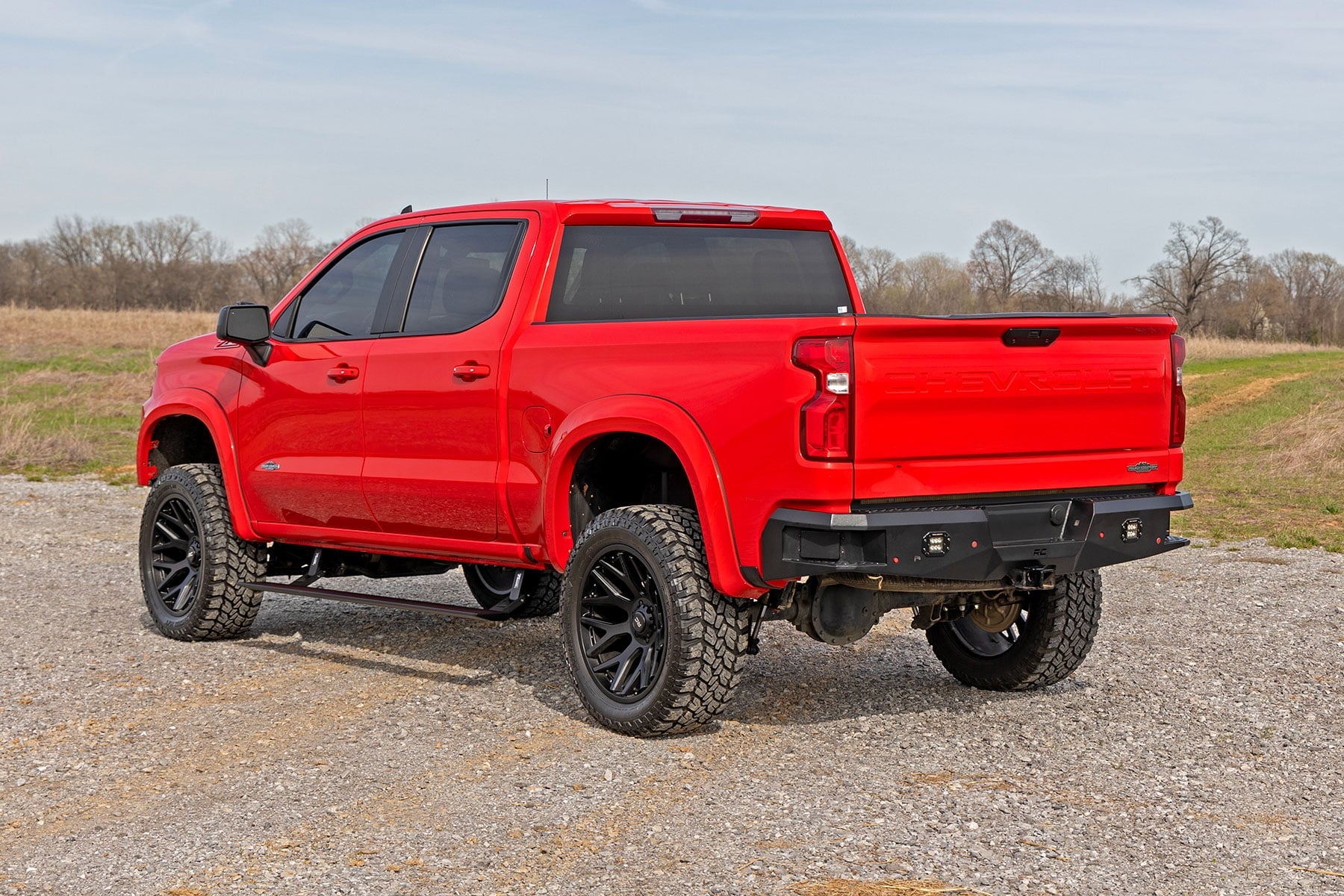 Power Running Boards Dual Electric Motor Crew Cab Silverado/Sierra 1500/2500HD/3500HD (19-26) Rough Country
