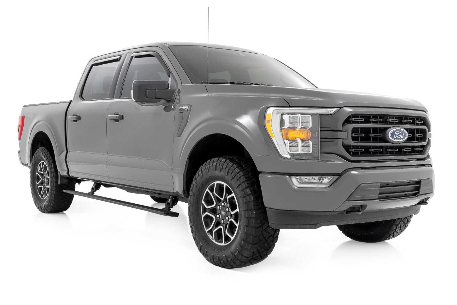 Power Running Boards Dual Electric Motor Ford F-150/Lightning/F-250/F-350/Raptor (15-26) Rough Country