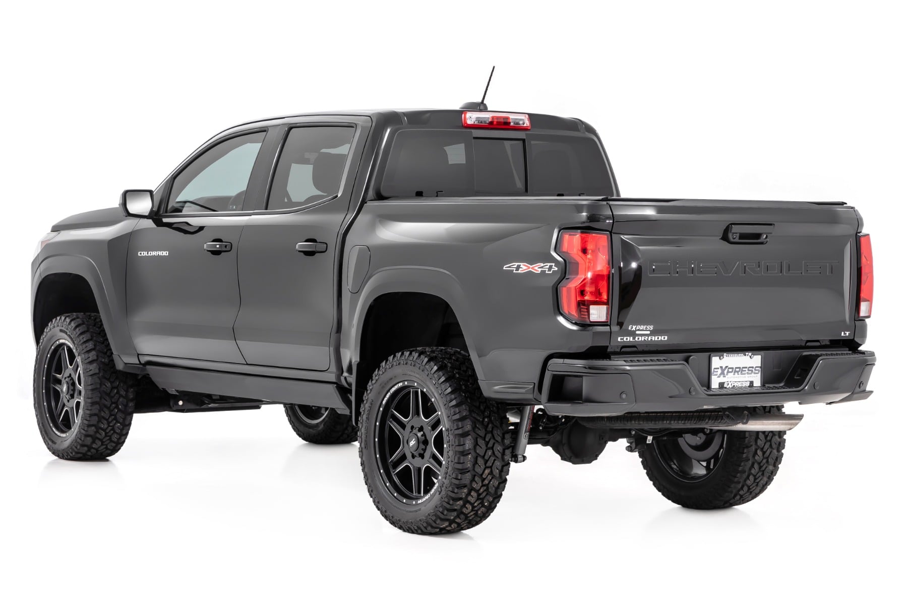 Power Running Boards Dual Electric Motor Crew Cab Chevy/GMC Canyon/Colorado (15-26) Rough Country
