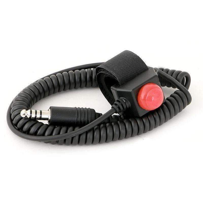 Quick Disconnect Push to Talk Buttons - Complete Hole Mount Quick Disconnect PTT Kit