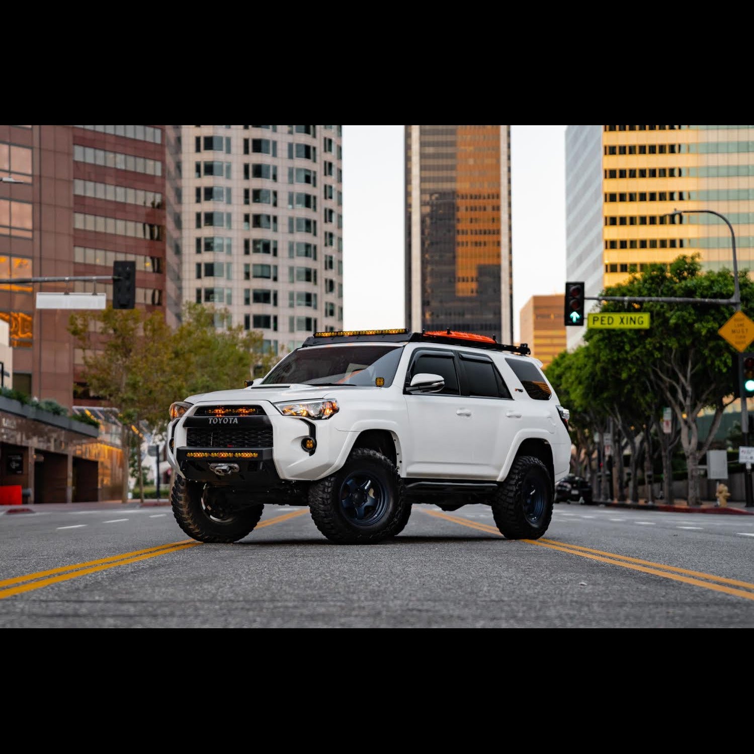 4Runner Lo-Pro winch bumper for 5th Gen models, enhancing off-road capability and style for 2014-2024 vehicles.