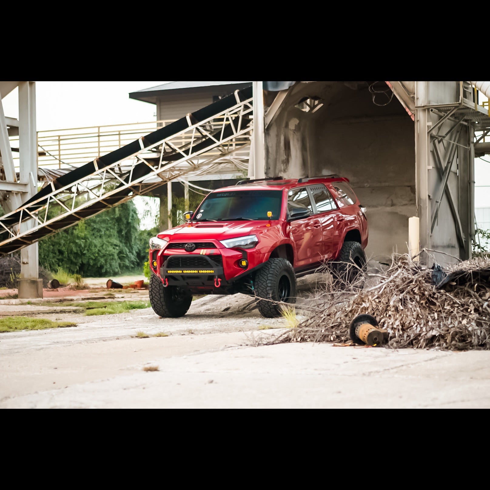 4Runner Lo Pro Bumper High Clearance Additions for 5th Gen models 2014-2024, showcasing enhanced off-road capability.