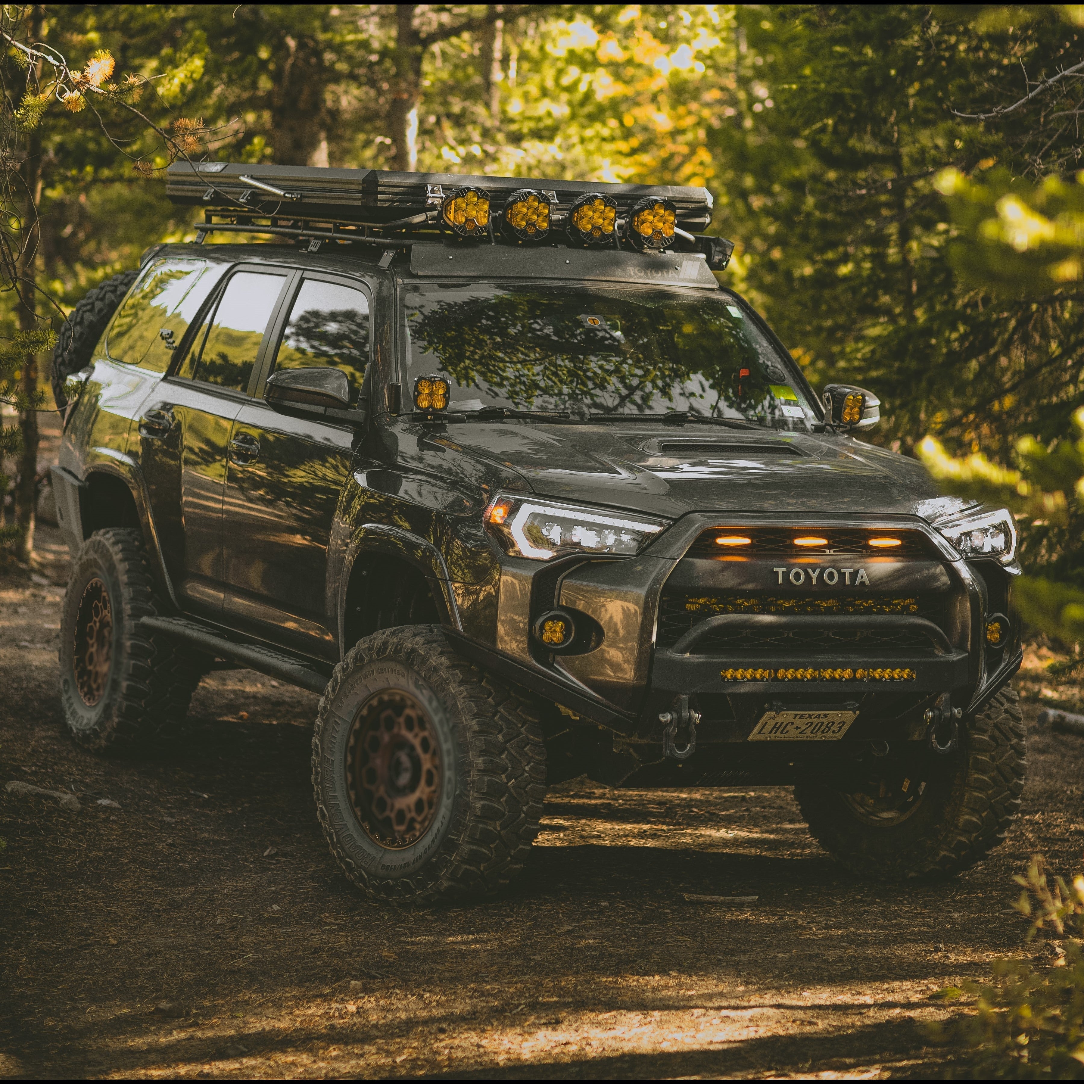 4Runner Lo-Pro winch bumper for 5th Gen models 2014-2024, enhancing off-road capability and rugged style.