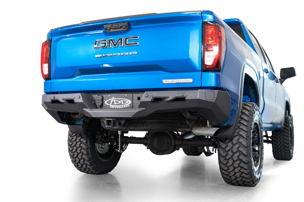 2022-2025 Chevrolet Silverado, GMC Sierra 1500 Black Label Rear Bumper Addictive Desert Designs