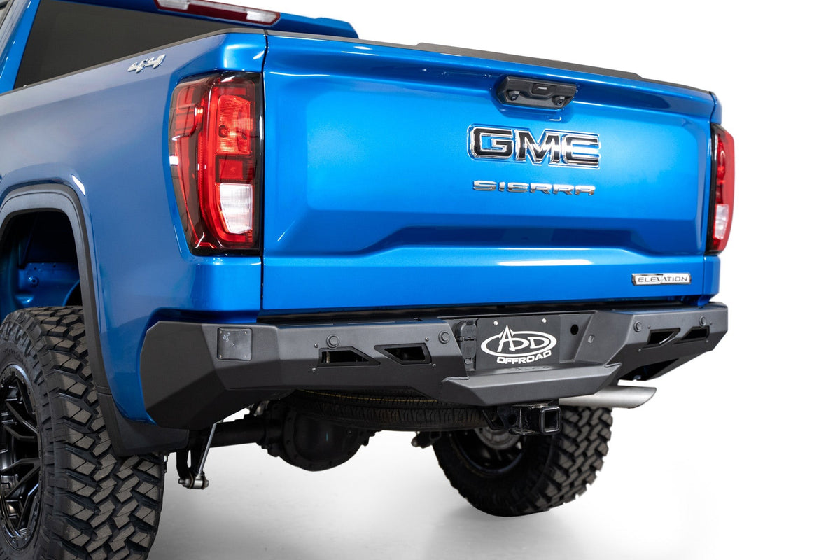 2022-2025 Chevrolet Silverado, GMC Sierra 1500 Black Label Rear Bumper Addictive Desert Designs