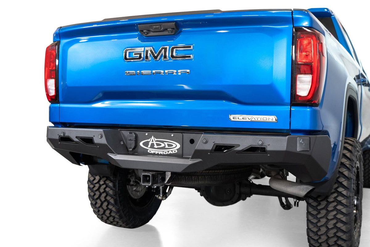 2022-2025 Chevrolet Silverado, GMC Sierra 1500 Black Label Rear Bumper Addictive Desert Designs