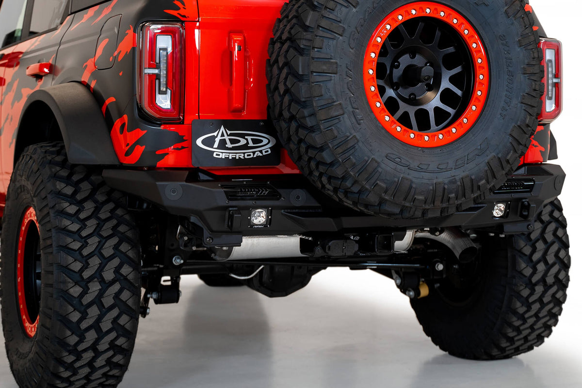 2021-2025 Ford Bronco Stealth Fighter Rear Bumper Addictive Desert Designs