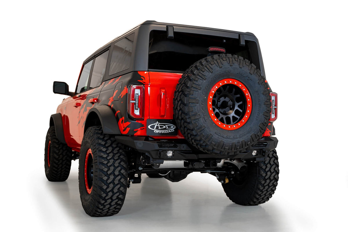 2021-2025 Ford Bronco Stealth Fighter Rear Bumper Addictive Desert Designs