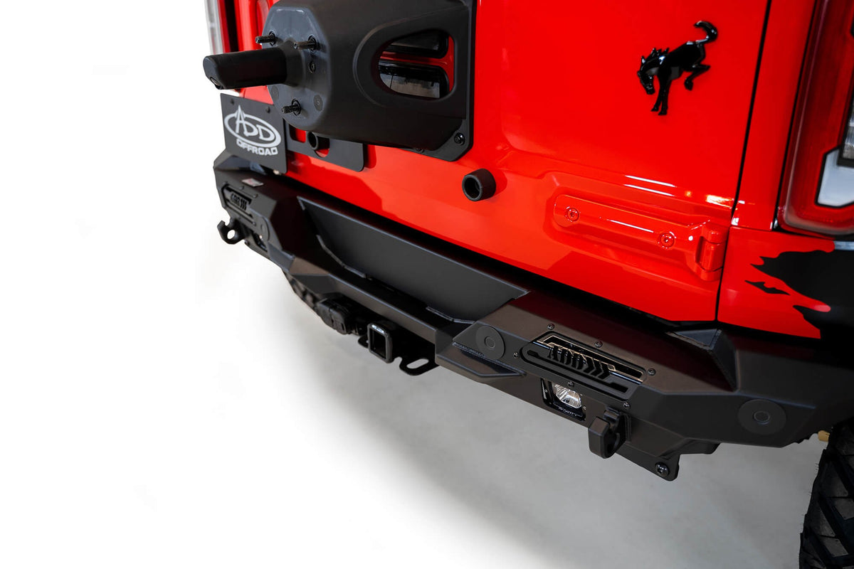 2021-2025 Ford Bronco Stealth Fighter Rear Bumper Addictive Desert Designs