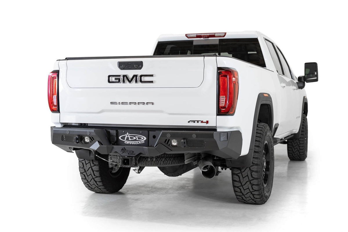 2020-2023 GMC Sierra 2500 3500, 2020-2023 Chevrolet Silverado 2500/3500 Bomber HD Rear Bumper Addictive Desert Designs