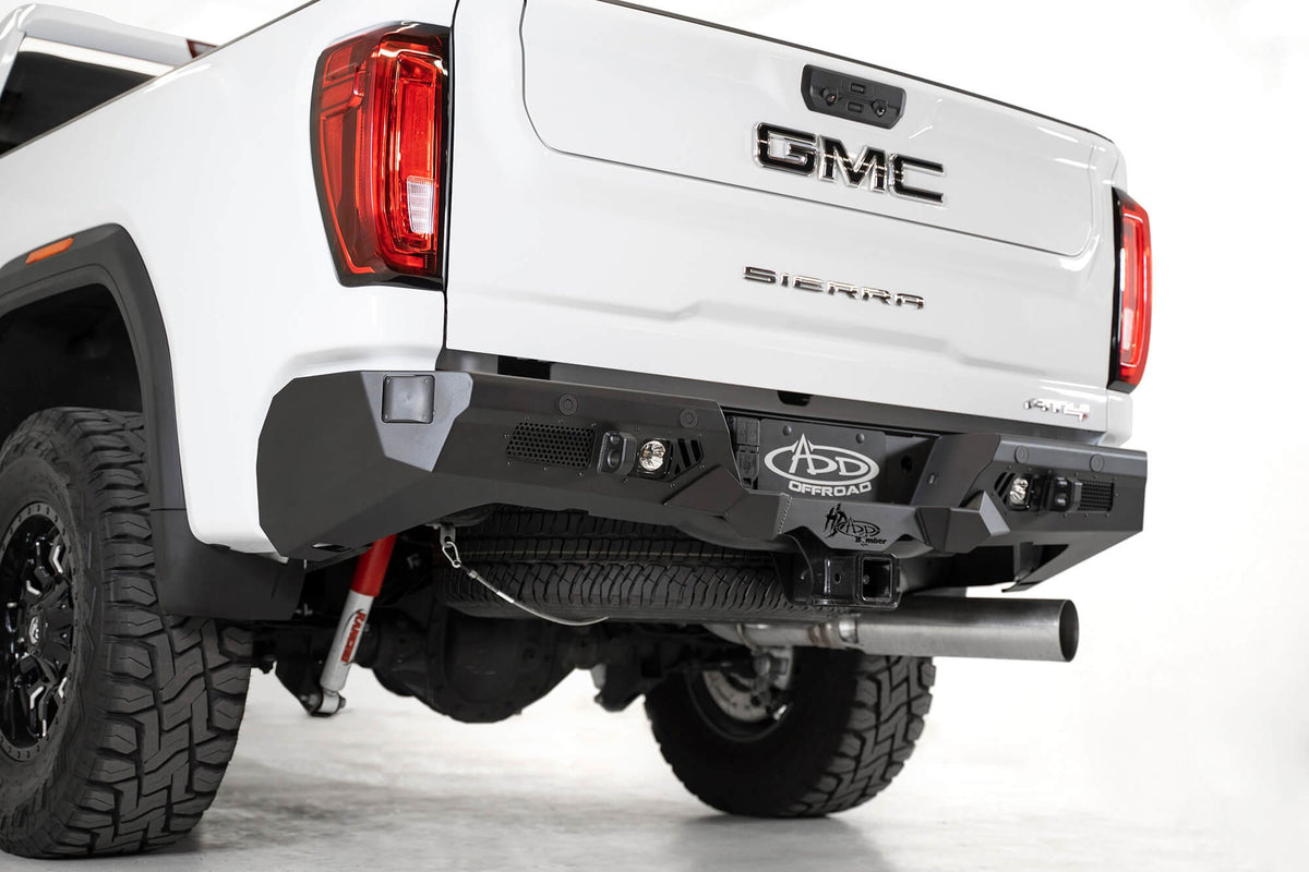 2020-2023 GMC Sierra 2500 3500, 2020-2023 Chevrolet Silverado 2500/3500 Bomber HD Rear Bumper Addictive Desert Designs