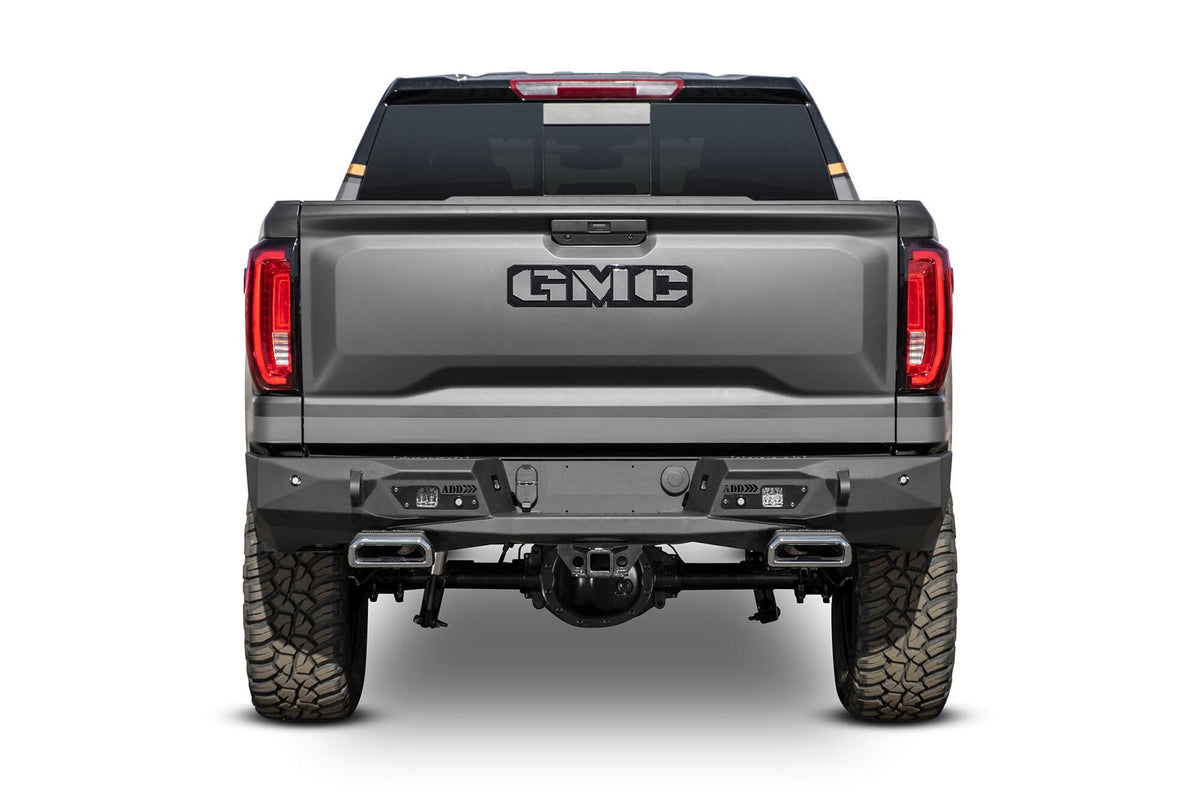 2019-2022 Chevrolet Silverado 1500 GMC Sierra 1500 Stealth Fighter Rear Bumper Addictive Desert Designs