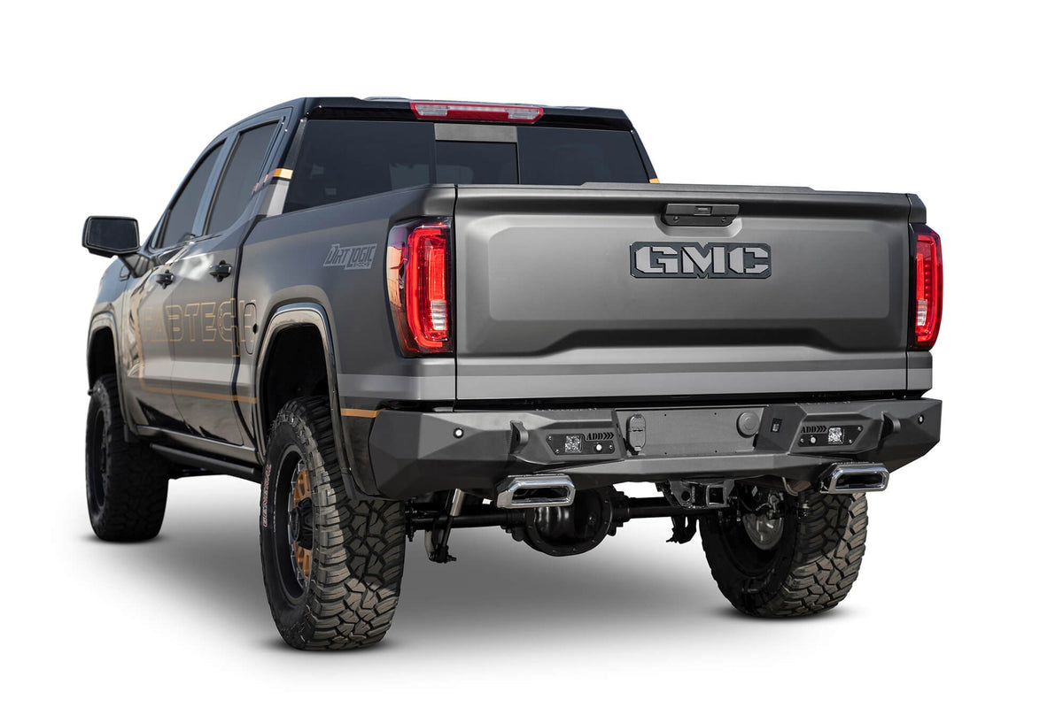 2019-2022 Chevrolet Silverado 1500 GMC Sierra 1500 Stealth Fighter Rear Bumper Addictive Desert Designs