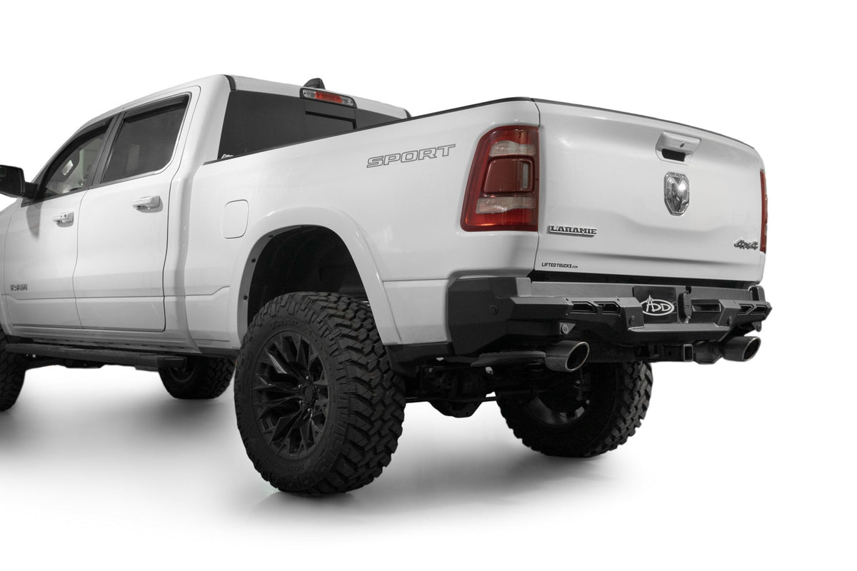 2019-2024 RAM 1500 non-Rebal Black Label Rear Bumper Addictive Desert Designs