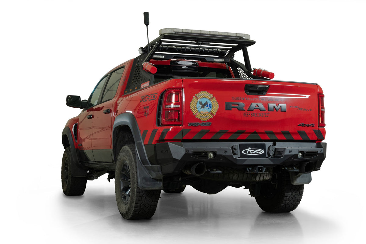 2025 Ram RHO Bomber Rear Bumper Addictive Desert Designs