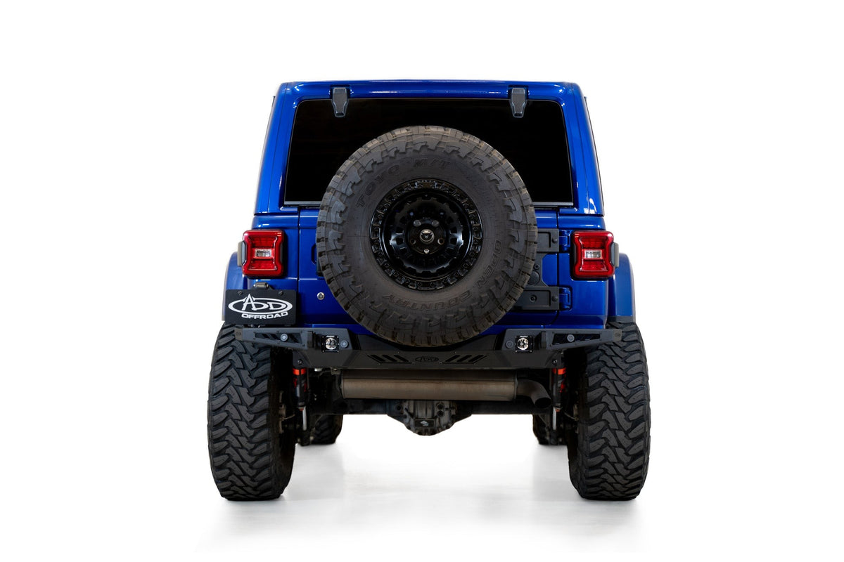 2018 -2025 Jeep JL JLU Wrangler Stealth Fighter Rear Bumper Addictive Desert Designs