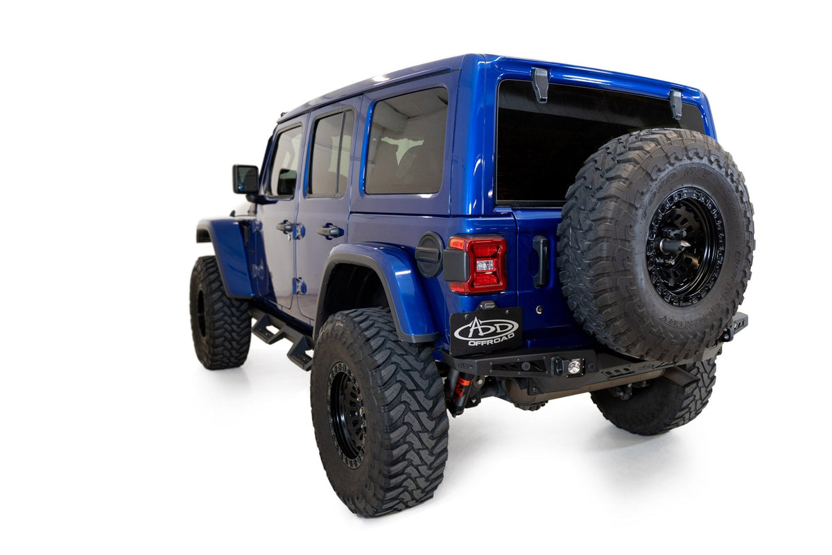 2018 -2025 Jeep JL JLU Wrangler Stealth Fighter Rear Bumper Addictive Desert Designs