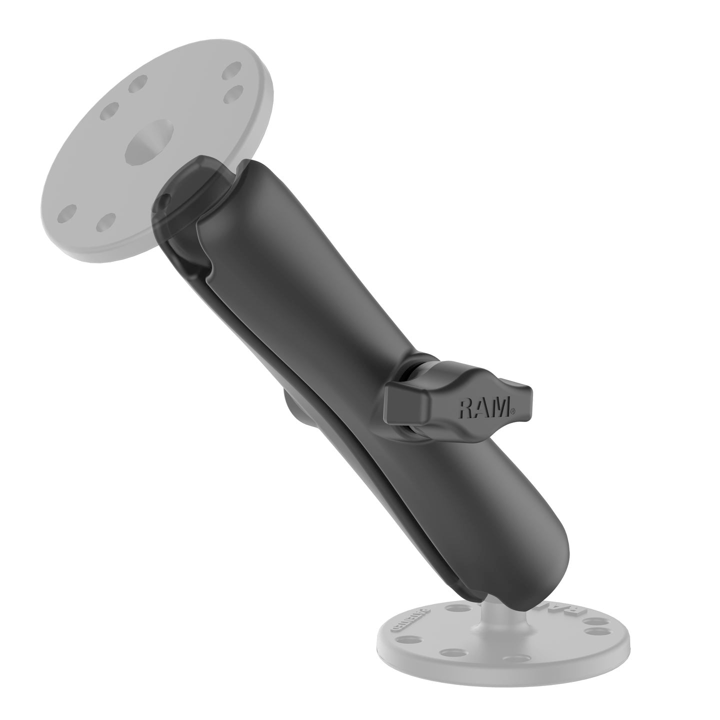 RAM Double Socket Arm - Long / B Size - 1 Inch