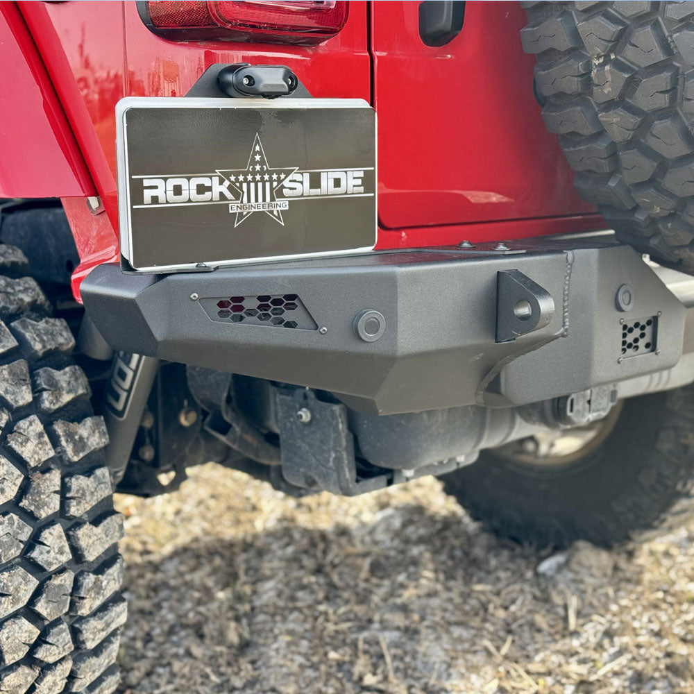 Rear Bumper/No Tire Carrier For 18-25 Jeep Wrangler JL 2-4 Door Rock Slide Engineering