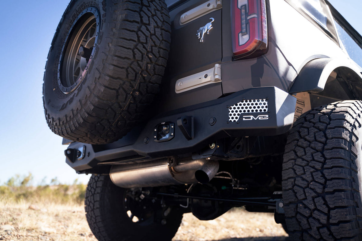 2021 2024 Ford Bronco Mto Series Rear Bumper DV8 Offroad