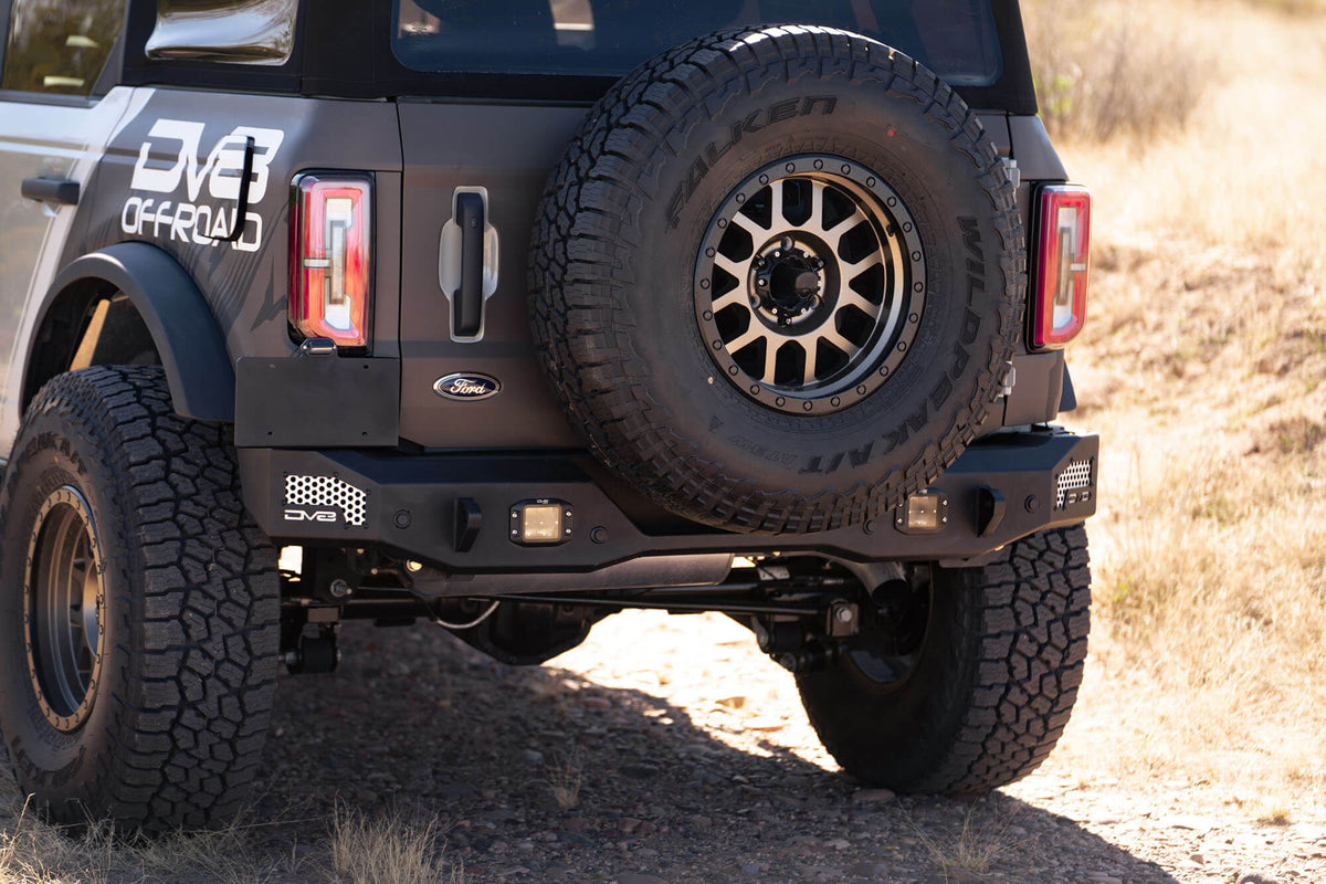 2021 2024 Ford Bronco Mto Series Rear Bumper DV8 Offroad