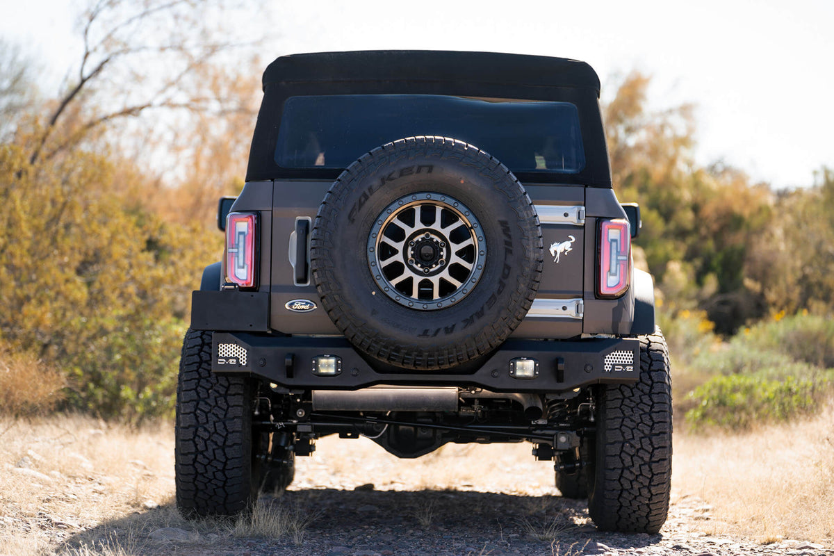 2021 2024 Ford Bronco Mto Series Rear Bumper DV8 Offroad