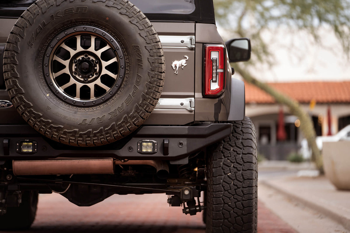 2021 2024 Ford Bronco Fs 15 Series Rear Bumper DV8 Offroad