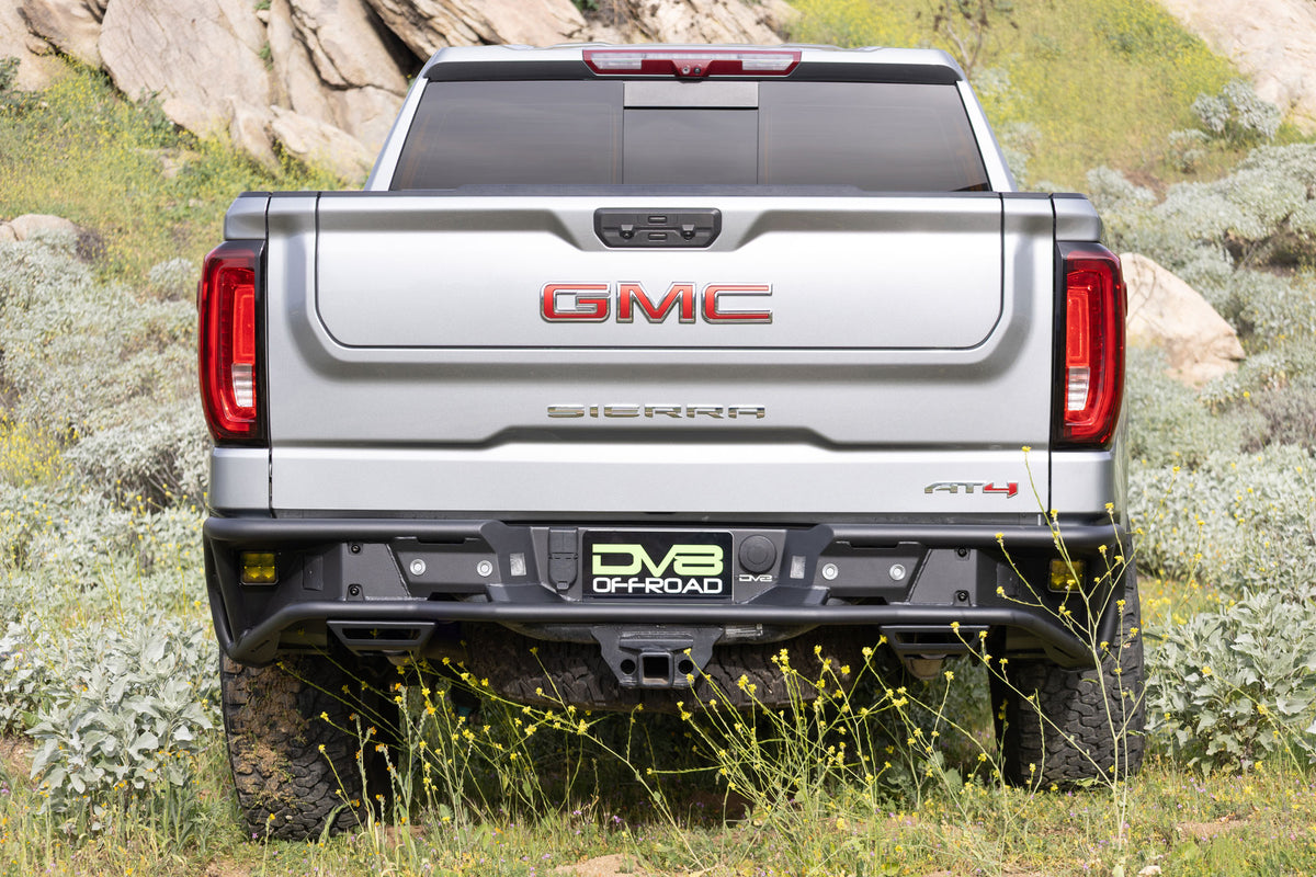 2019 2025 Chevy Silverado & GMC Sierra 1500 Tube Rear Bumper DV8 Offroad