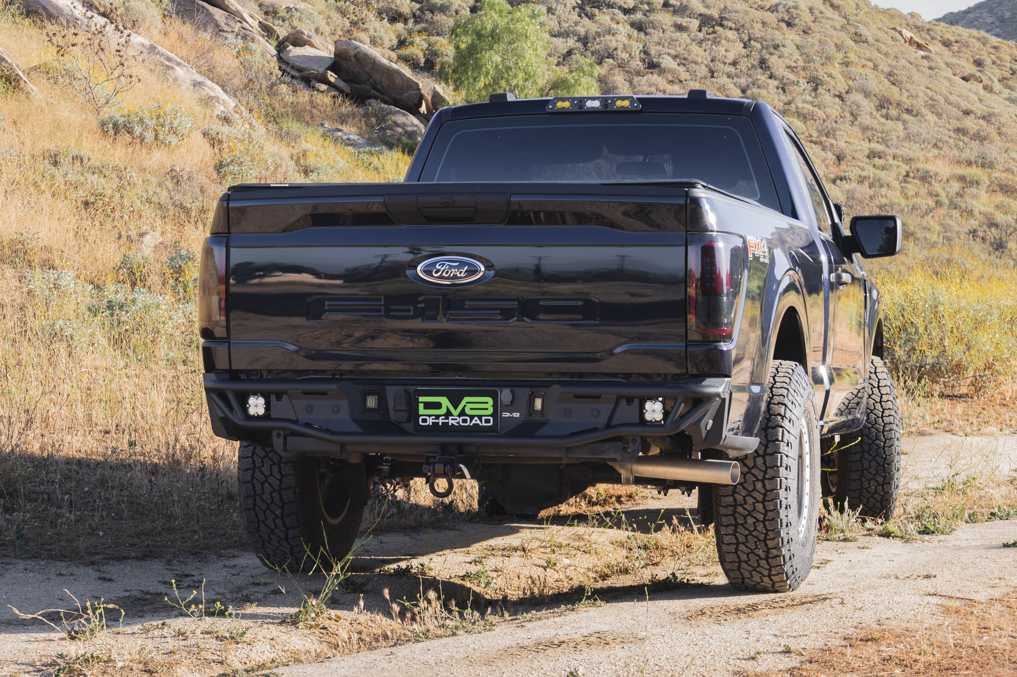 2021 2026 Ford F 150 Tube Rear Bumper DV8 Offroad