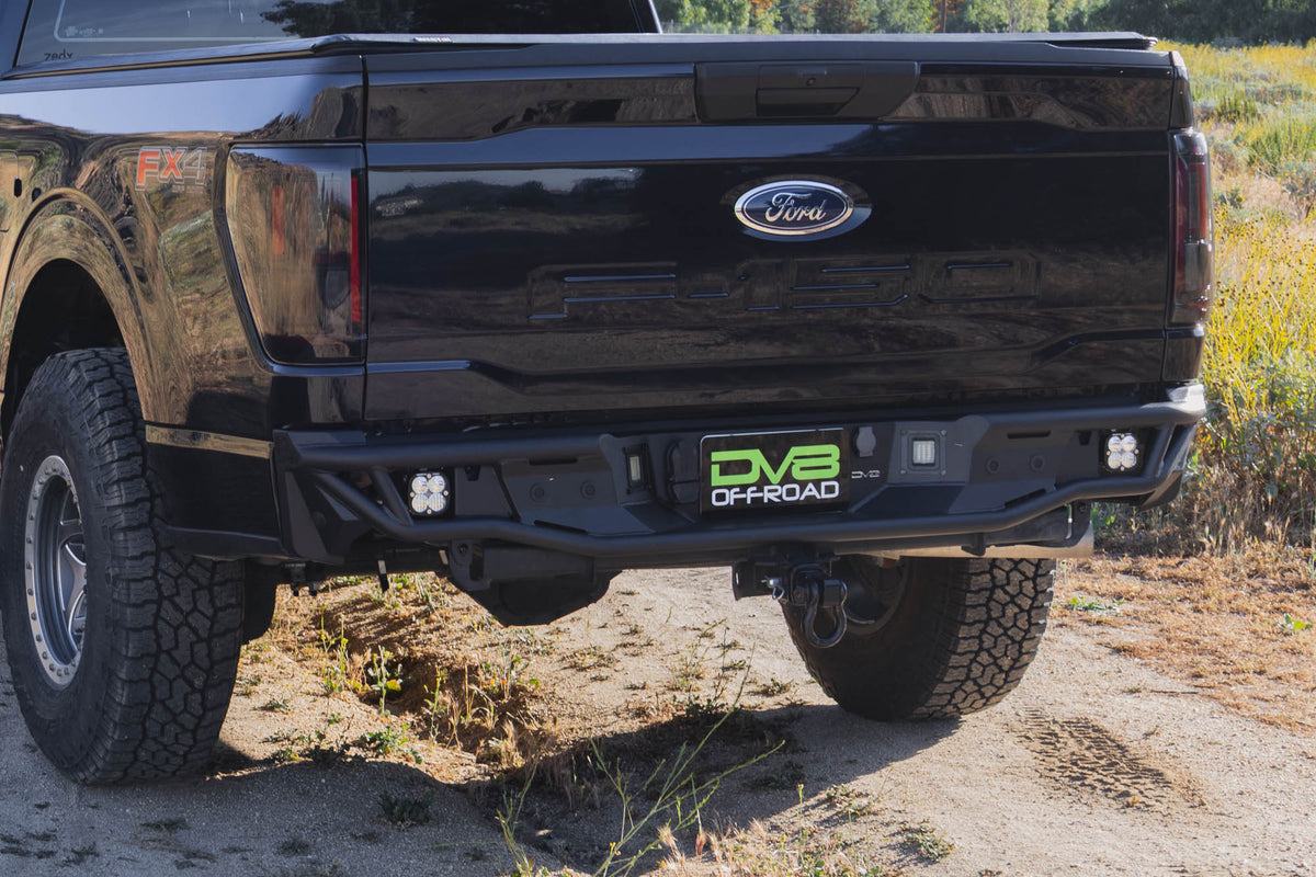 2021 2026 Ford F 150 Tube Rear Bumper DV8 Offroad