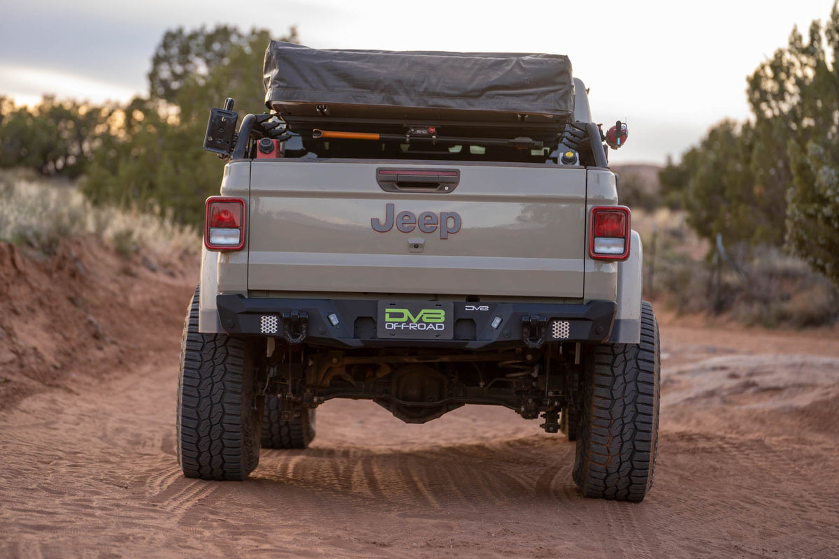 2020 2025 Jeep Gladiator JT Mto Series Rear Bumper DV8 Offroad